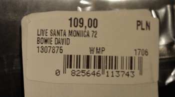 2LP David Bowie: Live Santa Monica '72