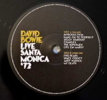 2LP David Bowie: Live Santa Monica '72