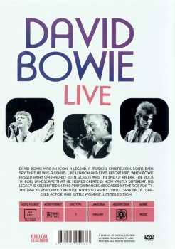 DVD David Bowie: Live - The TV Broadcasts