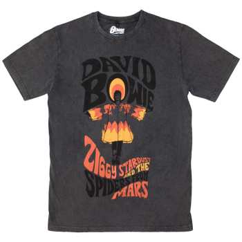 Merch David Bowie: Stone Wash Póló Ziggy Stardust