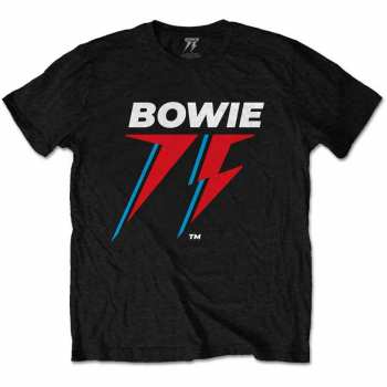 Merch David Bowie: Tričko 75th Logo David Bowie  S