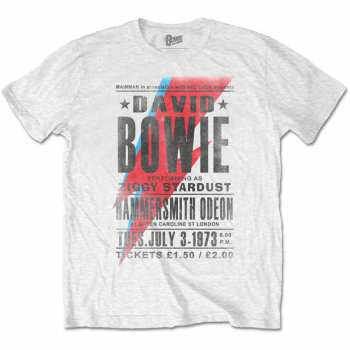 Merch David Bowie: Póló Hammersmith Odeon 