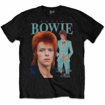 Merch David Bowie: Póló Life On Mars Homage 