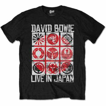 Merch David Bowie: Póló Live In Japan 