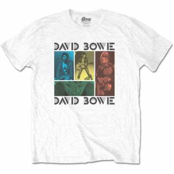 Merch David Bowie: Póló Mick Rock Photo Collage 