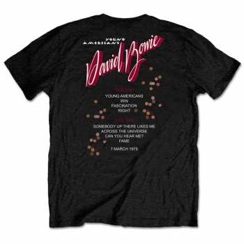 Merch David Bowie: Tričko Young Americans  S