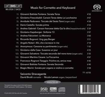 SACD David Brutti: Seicento Stravagante - Music For Cornetto And Keyboard