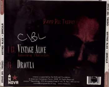 CD David Del Tredici: Vintage Alice / Dracula