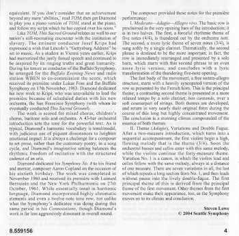 CD Gerard Schwarz: Symphony No. 8 • Suite From The Ballet Tom • This Sacred Ground