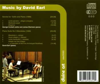 CD David Earl: Sonata For Cello And Piano; Piano Suite No. 3 "Mandalas"