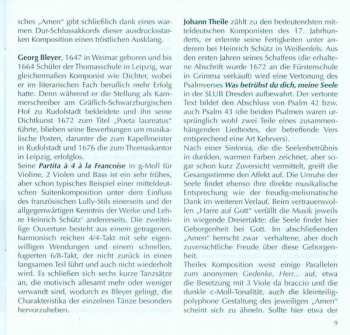 CD Barockorchester L'Arpa Festante: Psalmen & Lobgesänge - Aus Dem Mitteldeutschen Barock