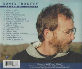 CD David Francey: Far End Of Summer