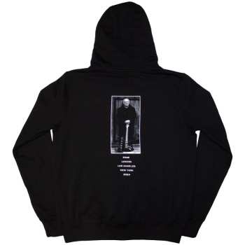 Merch David Gilmour: David Gilmour Unisex Pullover Hoodie: Luck & Strange Tour (black) (back Print & Ex-tour) (medium) M