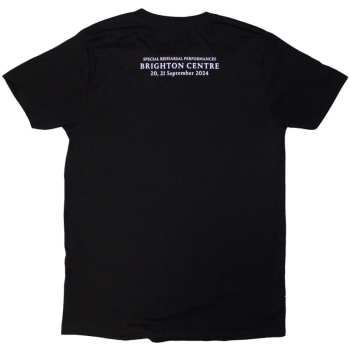 Merch David Gilmour: David Gilmour Unisex T-shirt: Luck & Strange Album Brighton (black) (back Print & Ex-tour) (small) S