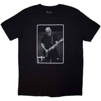 Merch David Gilmour: Póló Luck & Strange Black Cat Strat
