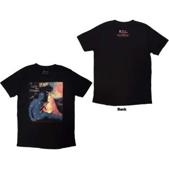 Merch David Gilmour: David Gilmour Unisex T-shirt: Luck & Strange London 2 (black) (back Print & Ex-tour) (small) S