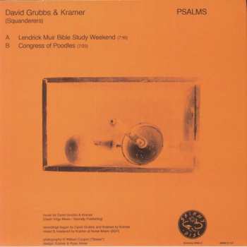 SP David Grubbs: Psalms