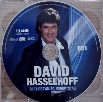 2CD David Hasselhoff: Best of zum 70. Geburtstag