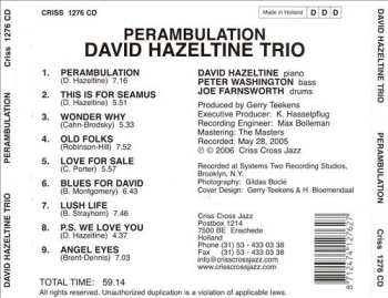 CD David Hazeltine: Perambulation