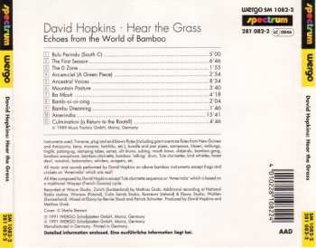 CD David Hopkins: Hear The Grass (Echoes From The World Of Bamboo)