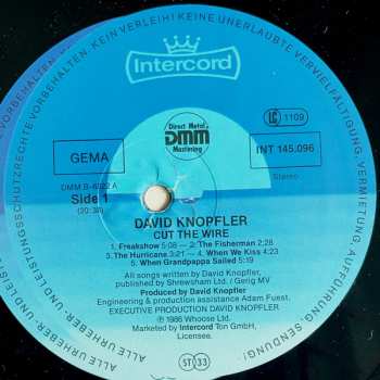 LP David Knopfler: Cut The Wire