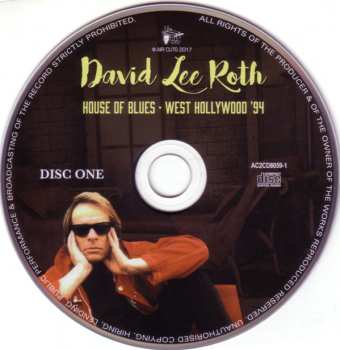 CD David Lee Roth: House Of Blues - West Hollywood '94
