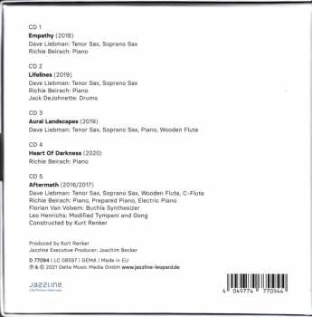 5CD/Dobozkészlet David Liebman / Richard Beirach: Empathy (Five Improvised Soundscapes 2016-2020)