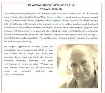 CD David Liebman: Sketches Of Aranjuez