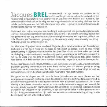 CD David Linx: Brel