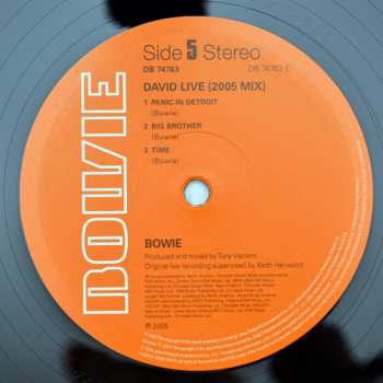 3LP David Bowie: David Live