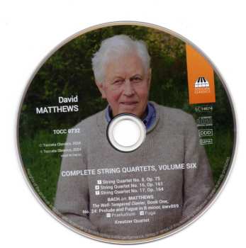 CD David Matthews: Complete String Quartets, Volume Six