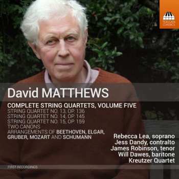 CD David Matthews: Complete String Quartets, Volume Five