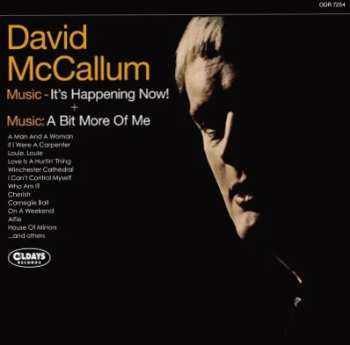 CD David McCallum: Music: It's Happening Now! + Music:  A Bit More Of Me