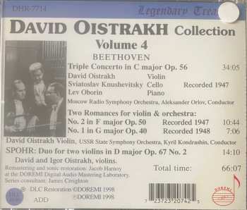 CD Ludwig van Beethoven: Collection Vol. 4 . Triple Concerto . Romances