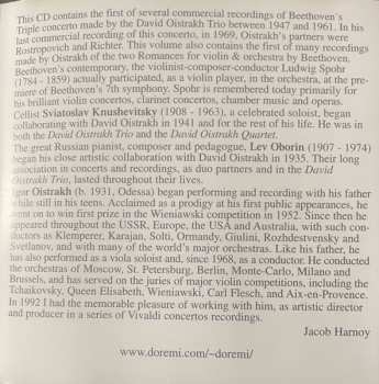 CD Ludwig van Beethoven: Collection Vol. 4 . Triple Concerto . Romances