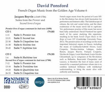 2CD David Ponsford: French Organ Music Volume 6