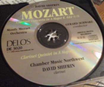 CD Wolfgang Amadeus Mozart: Clarinet Concerto In A Major K. 622 / Clarinet Quintet In A Major K. 581