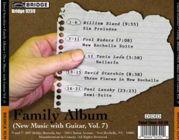 CD David Starobin: Family Album
