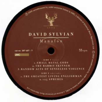 2LP David Sylvian: Manafon