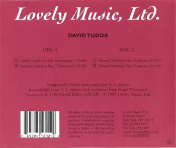 2CD David Tudor: Neural Synthesis Nos. 6-9