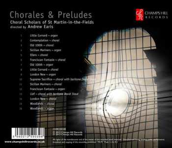 CD Chorus Of St Martin In The Fields: Chorales & Preludes 