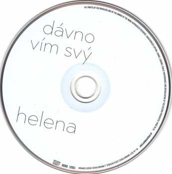 CD Helena Vondráčková: Dávno Vím Svý
