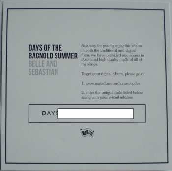 LP Belle & Sebastian: Days Of The Bagnold Summer