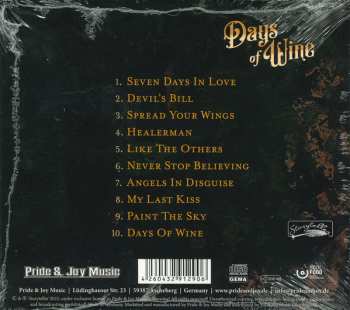 CD Days Of Wine: Days Of Wine DIGI