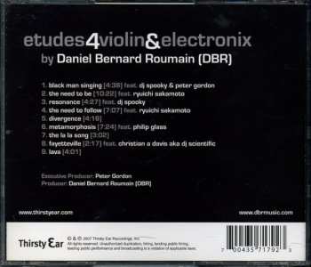 CD Daniel Bernard Roumain: Etudes4Violin&Electronix