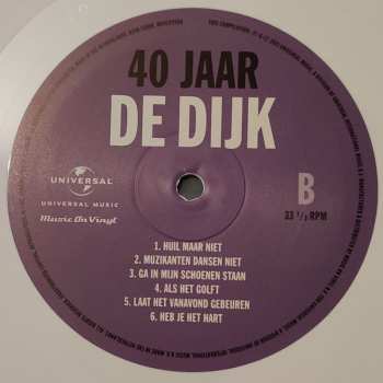 2LP De Dijk: 40 Jaar (Het Beste Van Nu Tot Toen) CLR | LTD | NUM