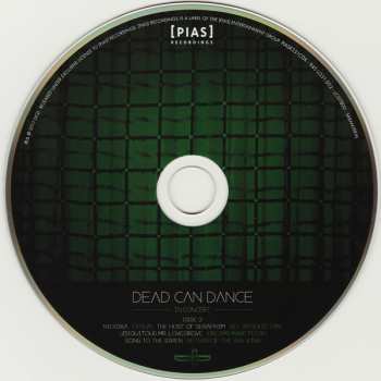 2CD Dead Can Dance: In Concert DIGI
