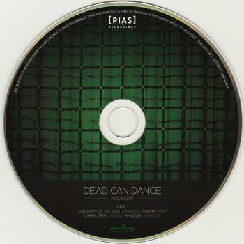 2CD Dead Can Dance: In Concert DIGI