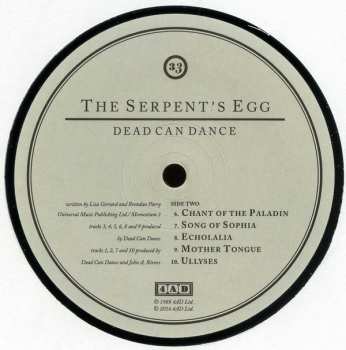 LP Dead Can Dance: The Serpent's Egg