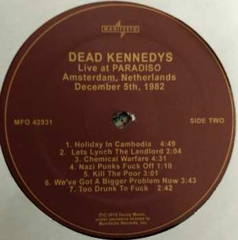 4LP/Dobozkészlet Dead Kennedys: DK 40
